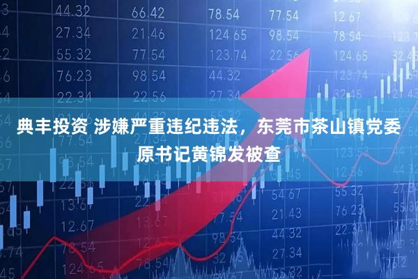 典丰投资 涉嫌严重违纪违法，东莞市茶山镇党委原书记黄锦发被查